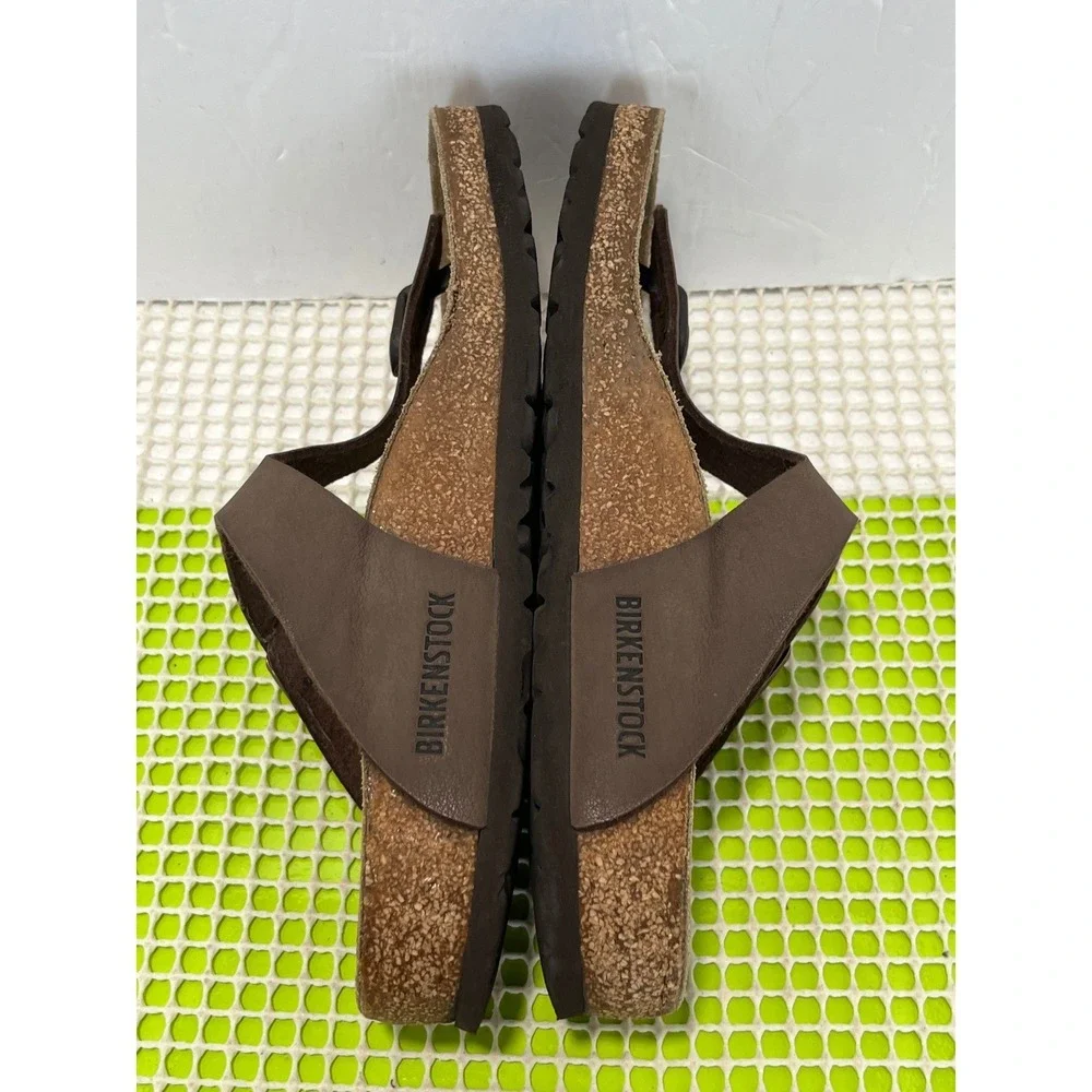 Birkenstock Gizeh Birko-Flor Thong Sandals Men's 4 Women's 6 EU 37 Mocha Brown